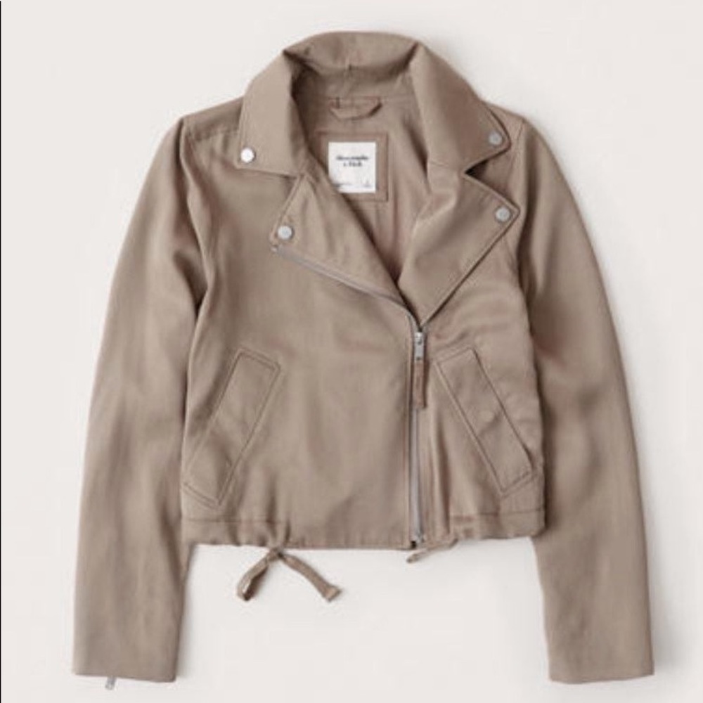 A&F Drapey Moto Jacket